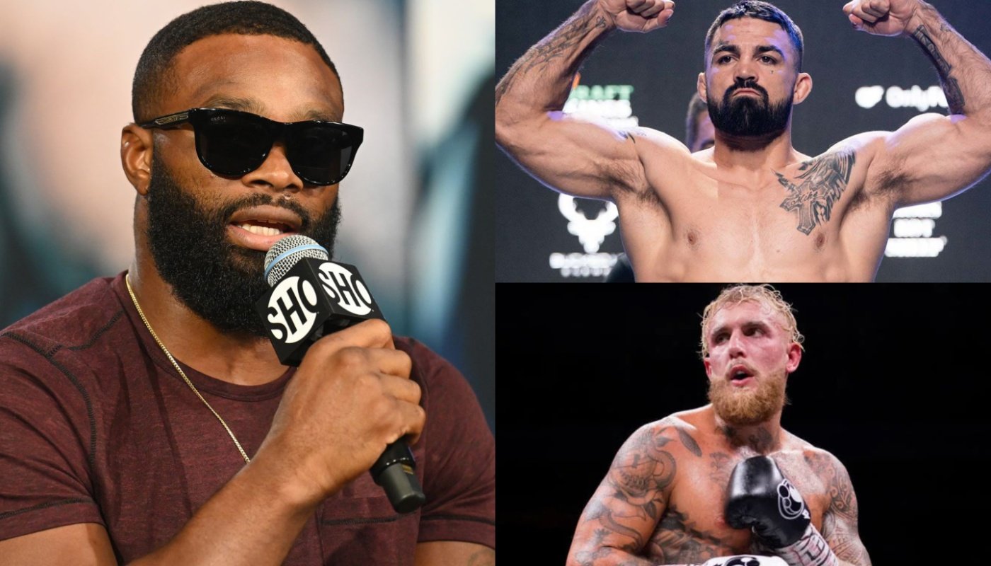 Jake Paul’s two-time opponent Tyron Woodley warns Mike Perry forward of boxing match