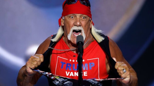 Trump Blows a Kiss as Hulk Hogan Rips His Shirt Onstage in Surreal RNC Scene