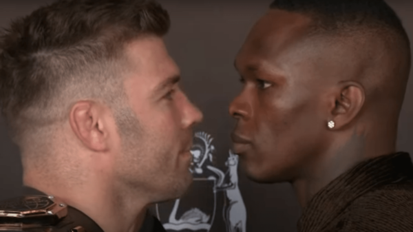 Watch: Dricus du Plessis and Israel Adesanya in tense staredown forward of UFC 305 title bout