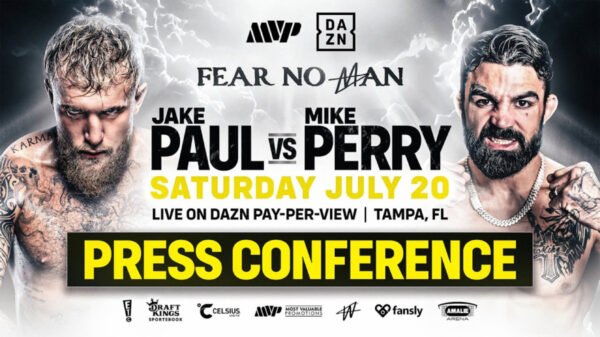 Jake Paul vs. Mike Perry Pre-Combat Press Convention