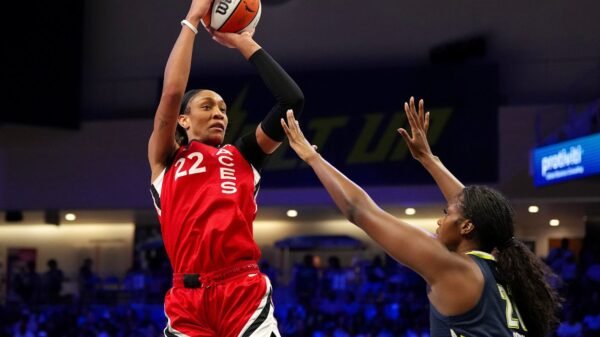 Lakers’ LeBron James, WNBA Followers Hype A’ja Wilson for Historic 42-Level Sport vs. Wings