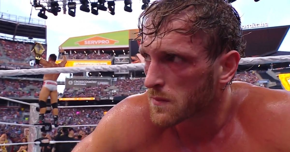 Watch Logan Paul lose title at SummerSlam regardless of assist from Machine Gun Kelly