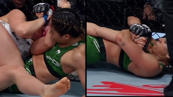 UFC Struggle Evening 242 video: Jaqueline Amorim locks armbar as Vanessa Demopoulos screams foul