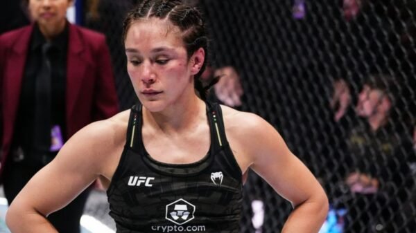 Alexa Grasso points social media assertion after UFC 306 title loss