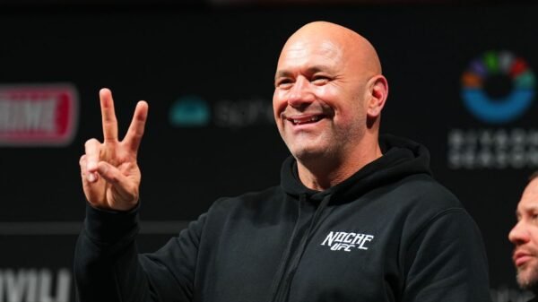 Dana White laughs at Jake Paul claiming he’s banned from attending UFC occasions