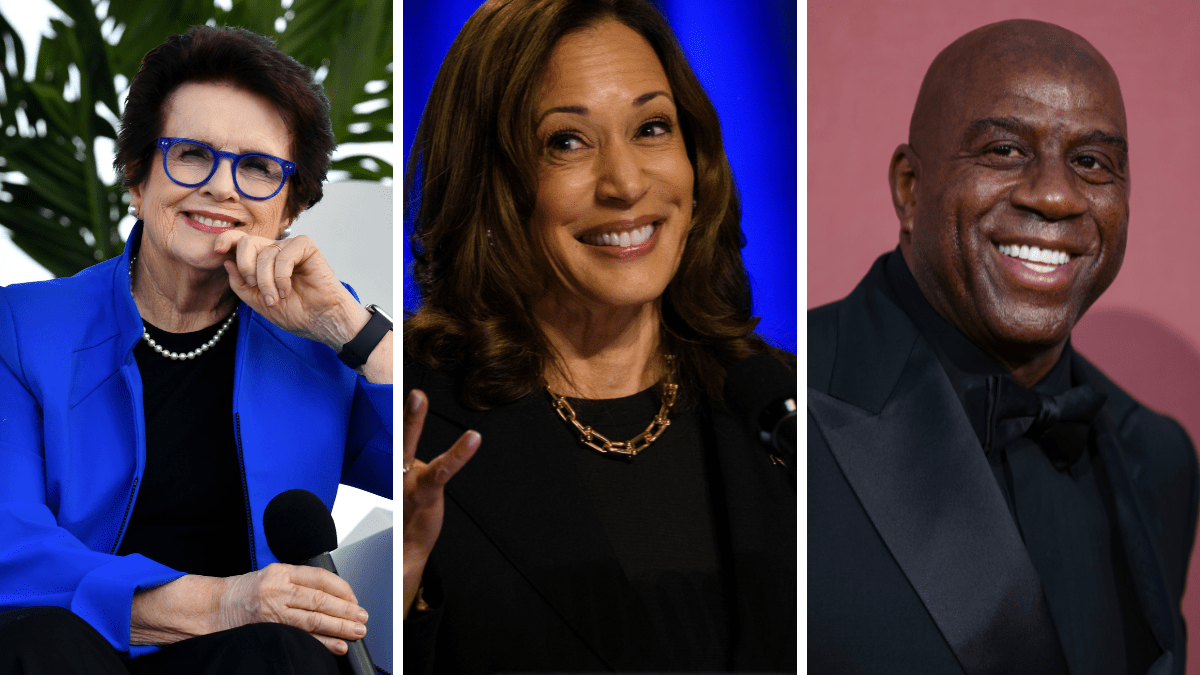 Magic Johnson, Billie Jean King and Steve Kerr Co-Chair ‘Athletes for Harris’ Marketing campaign