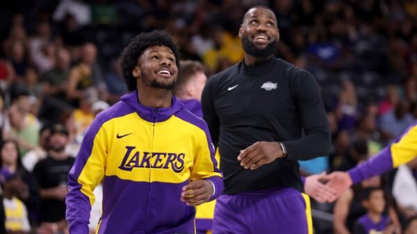 Bronny and LeBron James may make NBA historical past as quickly as Lakers’ opening evening, per report