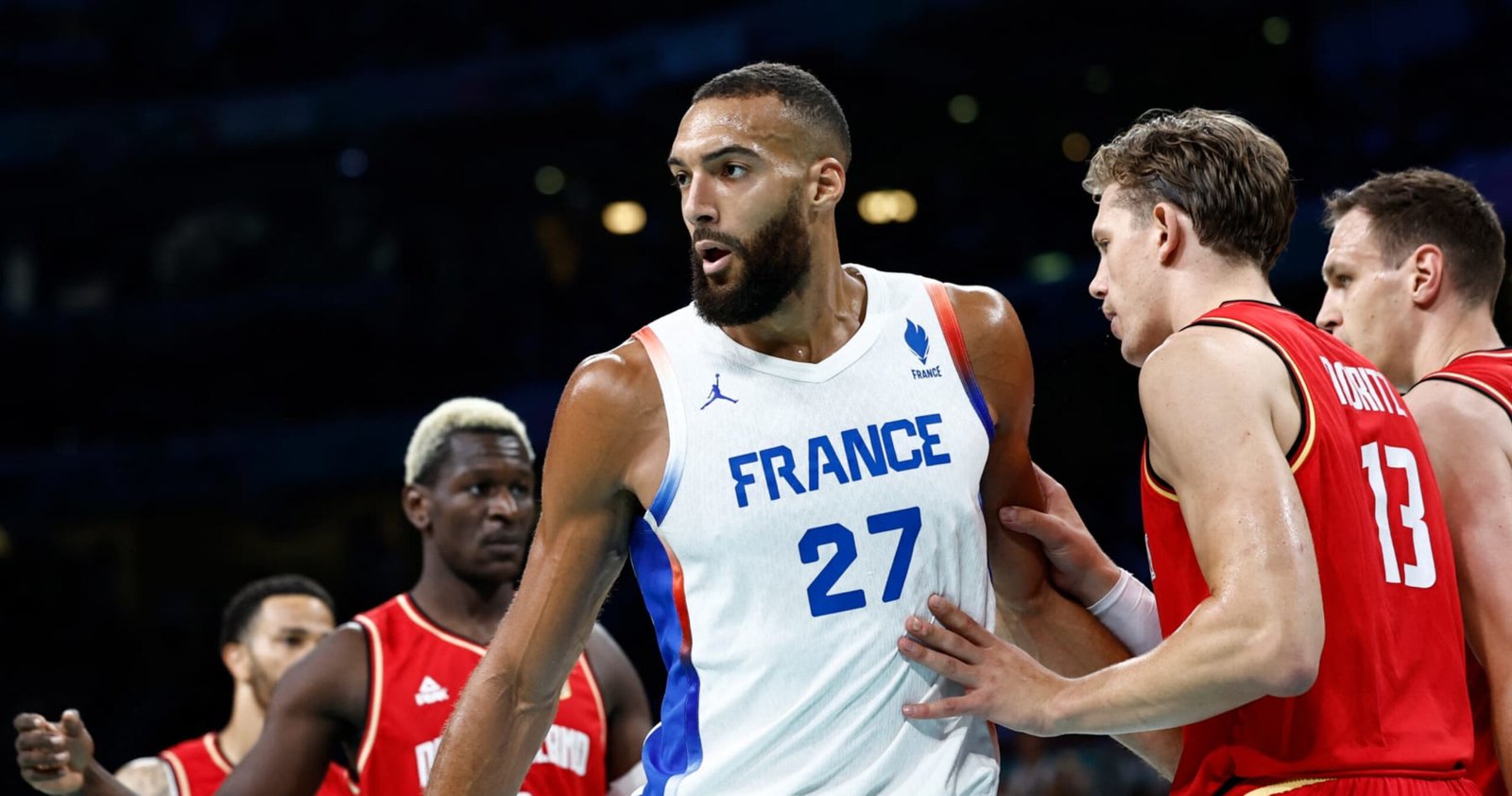 France’s Rudy Gobert Suffered Finger Damage Earlier than Olympic Knockout Bracket Play