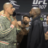 Watch: Pereira, Rountree face-off forward of UFC 307 title struggle