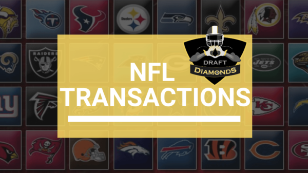 NFL Transactions for October 12, 2024 | Introduced by NFL Draft Diamonds