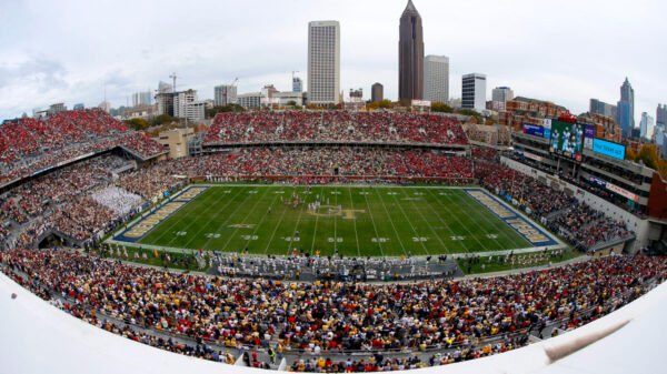 Taking part in rivalry video games in NFL stadiums is a tragic — and sadly comprehensible — actuality of school soccer as we speak