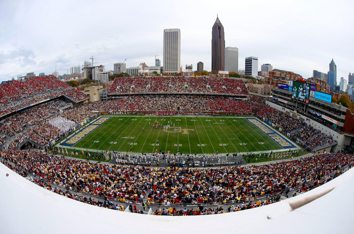 Taking part in rivalry video games in NFL stadiums is a tragic — and sadly comprehensible — actuality of school soccer as we speak