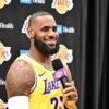 Picture: Lakers’ LeBron James Displays on Son Bronny’s 1st NBA Media Day in IG Submit