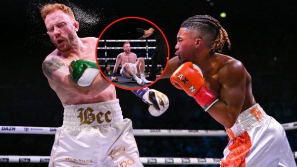 Conor McGregor’s photographer Dave Fogarty brutally stopped in boxing debut as Deen The Nice retains Misfits title