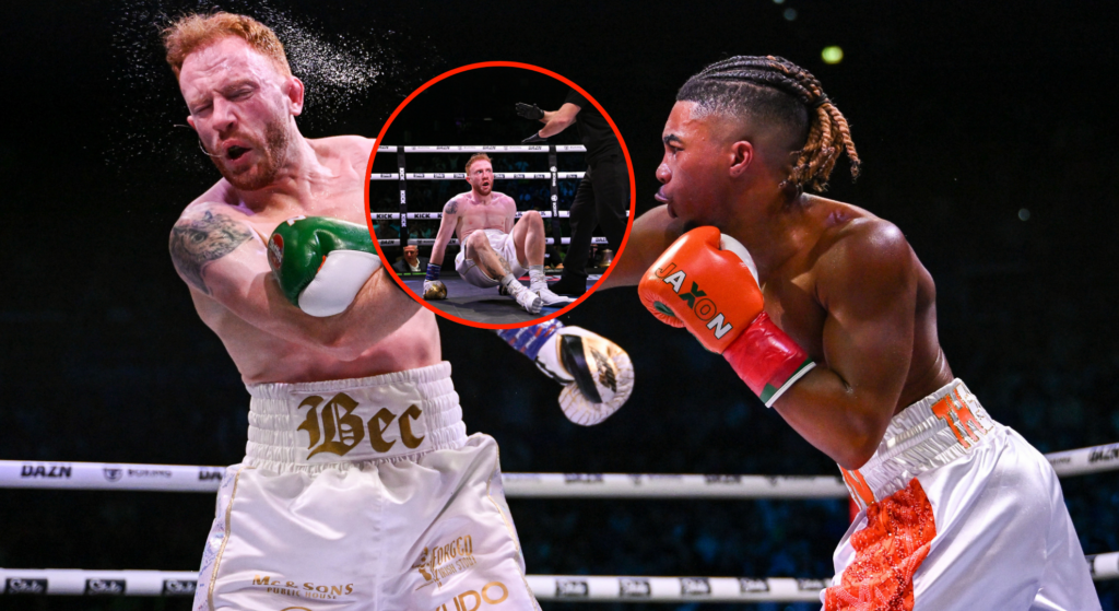 Conor McGregor’s photographer Dave Fogarty brutally stopped in boxing debut as Deen The Nice retains Misfits title