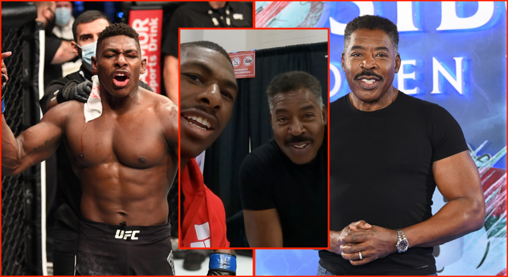 Joquin Buckley unites with Ghostbusters star Ernie Hudson forward of UFC 307 after years of being in comparison with Hollywood actor