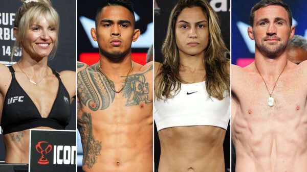 UFC veterans in MMA and boxing motion Aug. 23-24