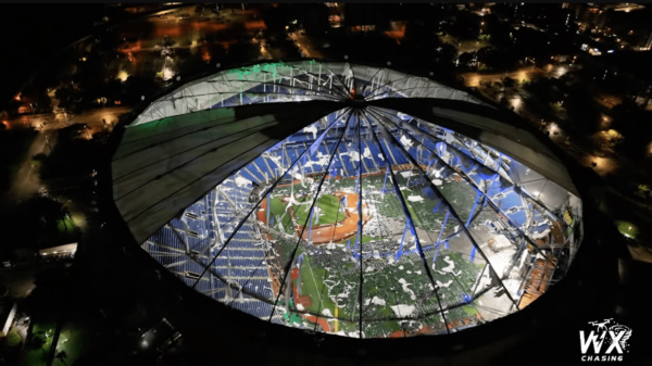 Drone footage exhibits Hurricane Milton shredded Tropicana Subject’s roof