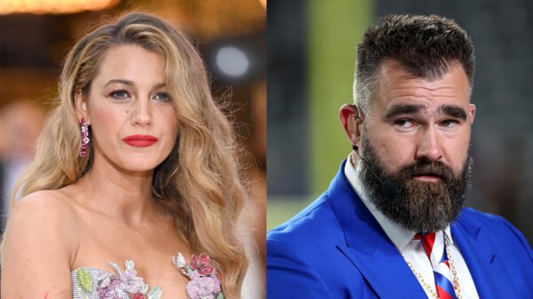 Blake Full of life Reacts to Jason Kelce’s Assessment of ‘The Sisterhood of the Touring Pants’