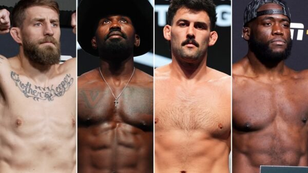 UFC veterans in MMA and bareknuckle boxing motion Aug. 16-17