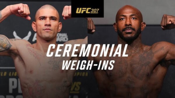 UFC 307: Pereira vs Rountree Jr. Ceremonial Weigh-In Video