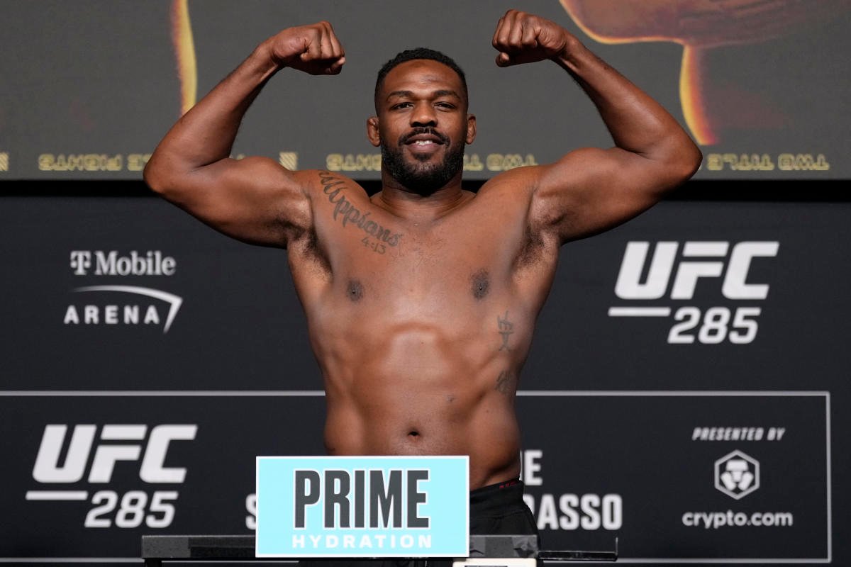 UFC champion Jon Jones jokes about his new physique