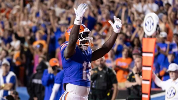 Gators’ RB Jadan Baugh Named SEC Freshman of the Week