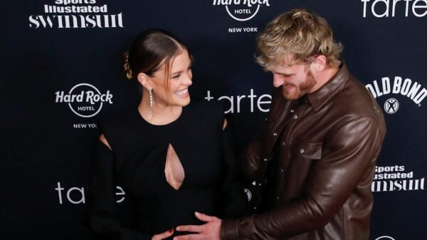 Photograph: WWE’s Logan Paul, Nina Agdal Announce Start of Their 1st Youngster Esmé Agdal