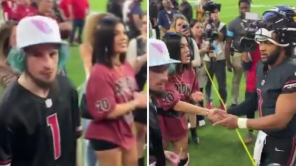 Kyler Murray embarrassingly confuses Tracy Cortez for Sean O’Malley’s girlfriend | VIDEO