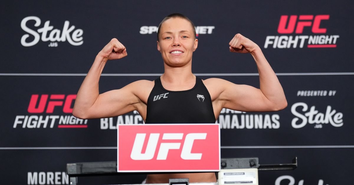 UFC Edmonton weigh-in outcomes: Brandon Moreno, Rose Namajunas set for prime contender fights