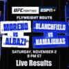 UFC Edmonton: Moreno vs. Albazi Dwell Outcomes