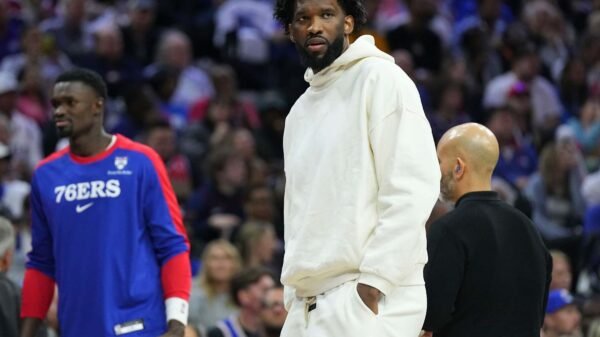 76ers’ Joel Embiid Assessed Technical Foul for Waving Towel Throughout Pacers Free Throw