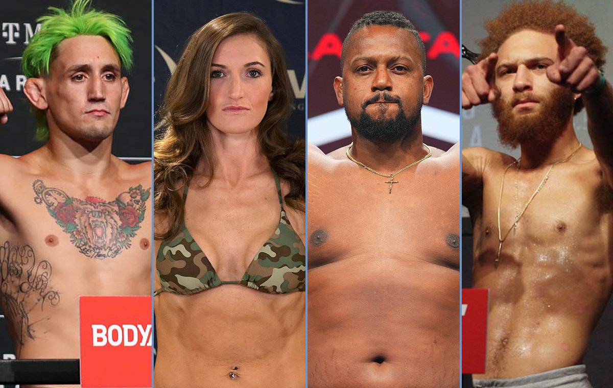 UFC veterans in MMA, boxing and bareknuckle boxing motion Nov. 6-9