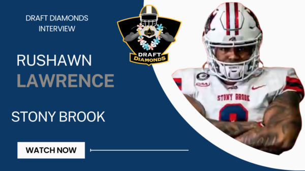 Rushawn Lawrence, DE, Stony Brook | 2025 NFL Draft Prospect Zoom Interview