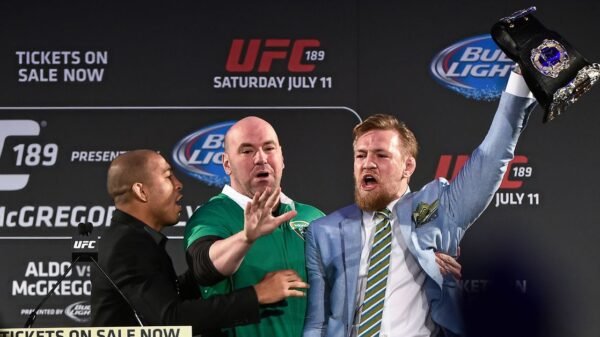 Conor McGregor pokes enjoyable at Ilia Topuria for imitating antics