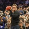 Tom Brady booed loudly, chucks signed soccer into crowd whereas courtside at Knicks-Nets