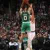 Jayson Tatum, Celtics Tie NBA’s Single-Sport 3-Level File vs. Jalen Brunson, Knicks