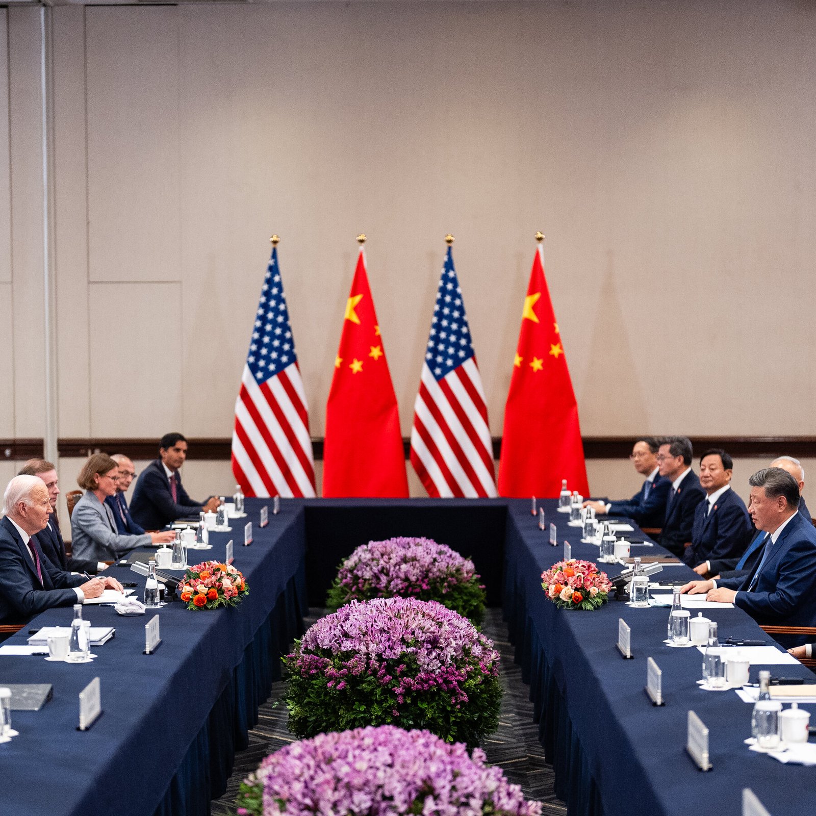 Biden and Xi Meet, Delivering Messages Seemingly Supposed for Trump