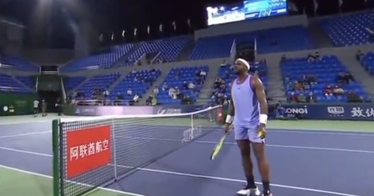 Frances Tiafoe drops expletive-laden outburst at chair umpire at Shanghai Open