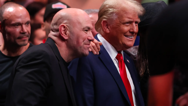 Donald Trump walks into MSG with Dana White for UFC occasion