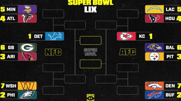 NFL Playoff Bracket Image 2024-25: Afc, Nfc Standings After Week 11 SNF