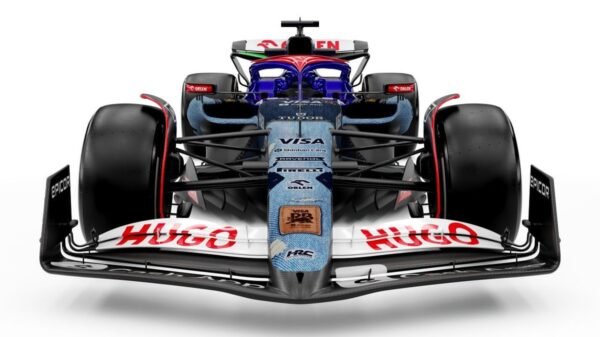 RB unveils Hugo-designed denim livery for Singapore F1 GP