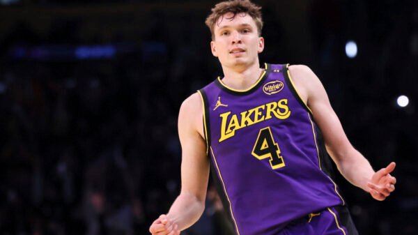 Lakers’ Dalton Knecht drops 37 factors, ties NBA rookie file with 9 3-pointers