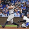 Giancarlo Stanton joins Babe Ruth on epic playoff record to elevate Yankees over Royals in ALDS Recreation 3