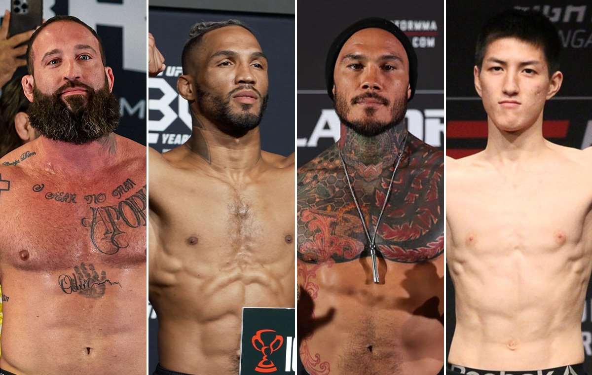 UFC veterans in MMA and boxing motion Sept. 27-29