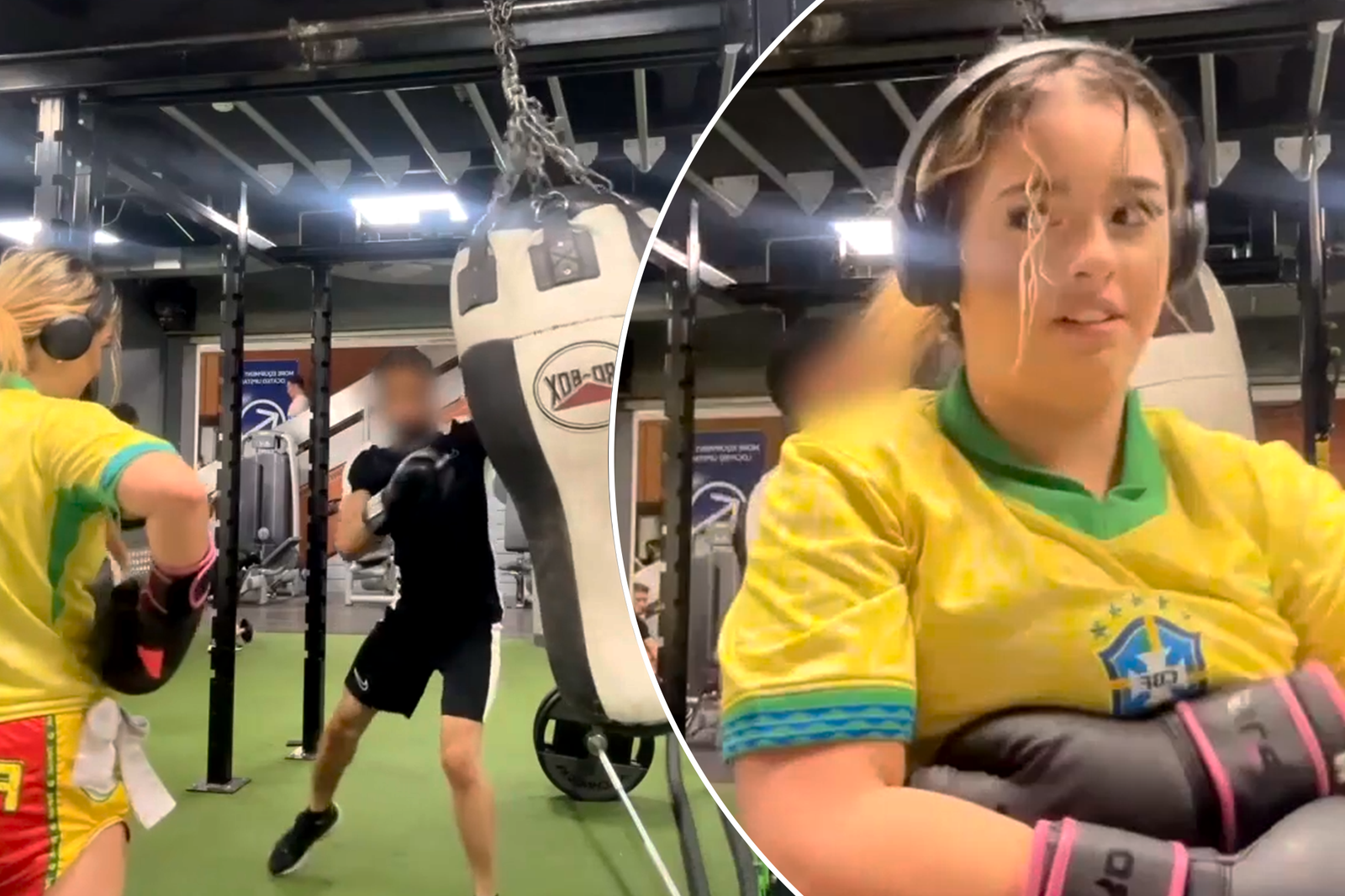 Health club creep interrupts girl’s boxing exercise  