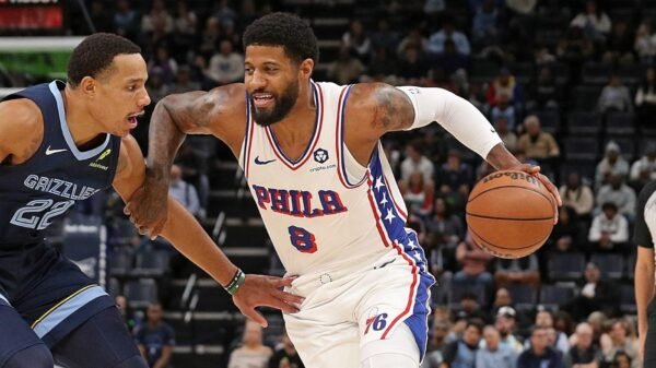 Paul George hyperextends left knee for second time in a month as 76ers season goes from dangerous to worse