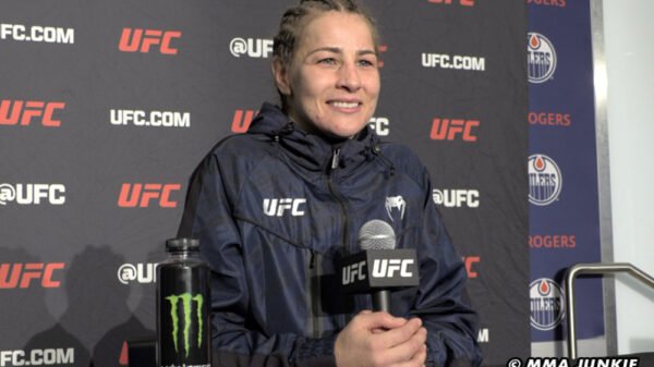 Jasmine Jasudavicius searching for top-five flyweight after submission of Ariane da Silva at UFC Edmonton