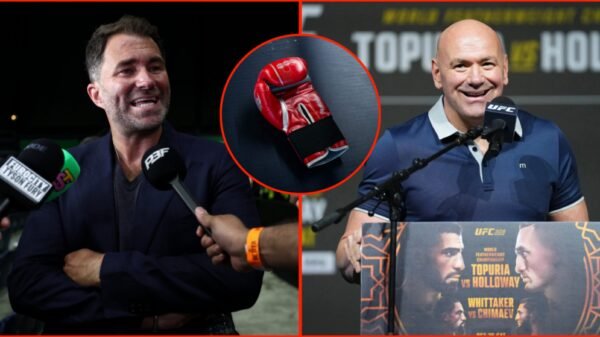 Eddie Hearn believes that Dana White can be ‘annoyed’ by the variations between UFC and Boxing forward of latest enterprise