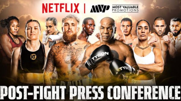 Jake Paul vs. Mike Tyson Publish-Struggle Press Convention